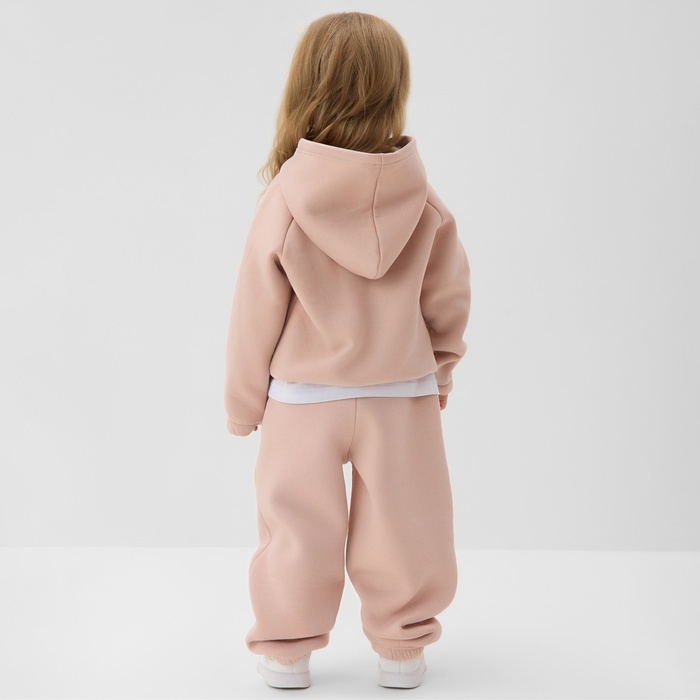 Толстовка (худи) детская MINAKU: Exclusive print, цвет пудровый, Oversize рост 110 см Толстовка (худи) детская MINAKU: Exclusive print, цвет пудровый, Oversize рост 110 см