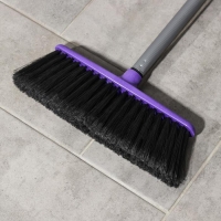 Щётка для пола с совком «Ленивка. Люкс», цвет фиолетовый Щётка для пола с совком «Ленивка. Люкс», цвет фиолетовый