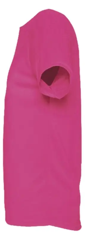 Футболка унисекс Sporty 140 розовый неон, размер XXs