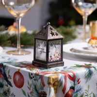 Светодиодная фигура «Бронзовый фонарь с лисой» 6.3 × 12 × 6.3 см, пластик, батарейки AG13х3 (в комплекте), свечение тёплое белое Светодиодная фигура «Бронзовый фонарь с лисой» 6.3 × 12 × 6.3 см, пластик, батарейки AG13х3 (в комплекте), свечение тёплое белое