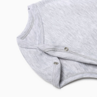 Боди Крошка Я "Розовый бант", р.28, серый, рост 86-92 см Боди Крошка Я "Розовый бант", р.28, серый, рост 86-92 см