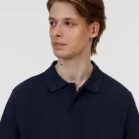 Рубашка поло унисекс Pulse, кобальт (темно-синяя), размер 4XL