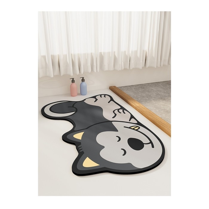 Коврик для дома Доляна &laquo;Хаски&raquo;, влаговпитывающий, 59&times;39 см