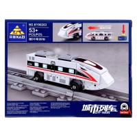 Конструктор &laquo;ЖД. Скоростной поезд&raquo;, с запуском, 53 детали