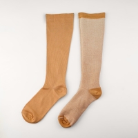 Гольфы утягивающие, универсальные, M р-р, пара, цвет бежевый Гольфы утягивающие, универсальные, M р-р, пара, цвет бежевый