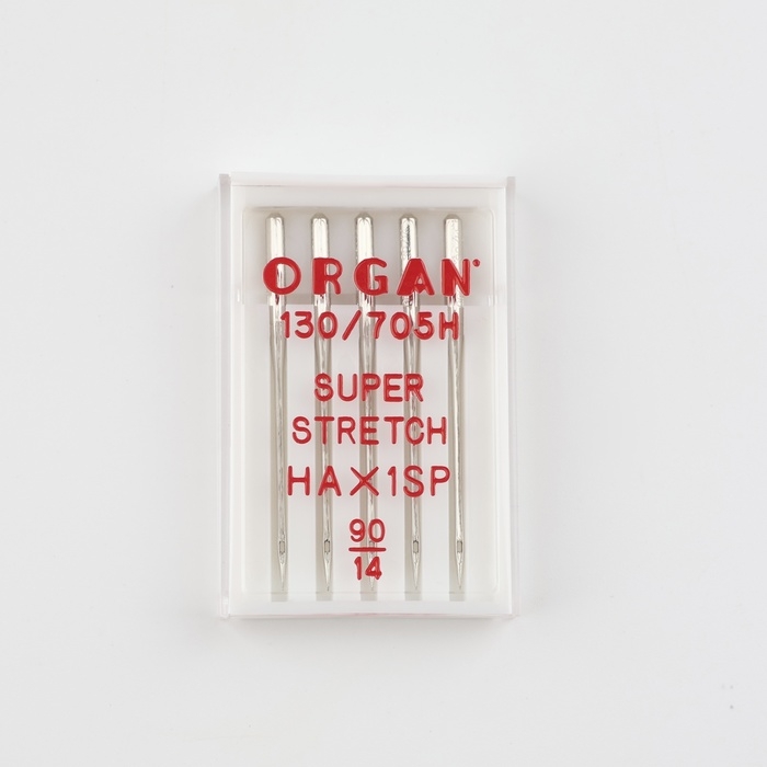 Иглы для бытовых швейных машин, для супер-стрейч, №90/14, 5 шт