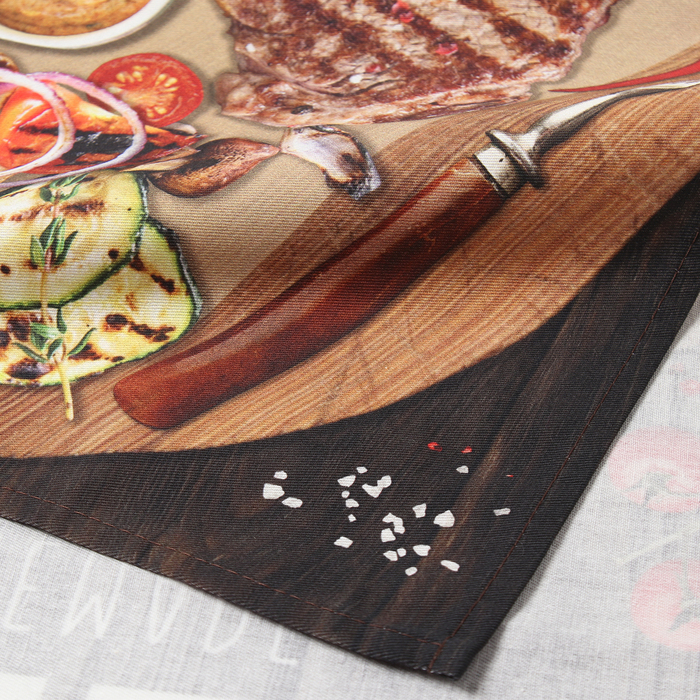 Набор полотенец "Этель" Meat dish 4 шт, 100% хлопок