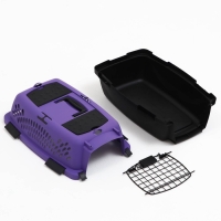 Переноска для животных с металлической дверью, 49 х 32 х 27, Фиолетовая Переноска для животных с металлической дверью, 49 х 32 х 27, Фиолетовая