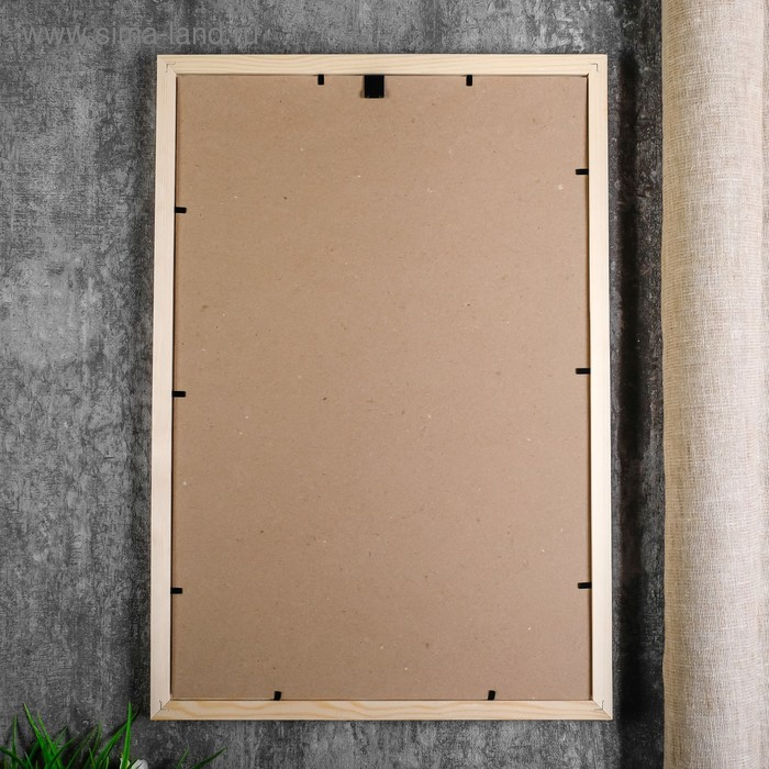 Фоторамка с 20 30х45 см, белое дерево