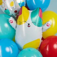 Шар фольгированный 27" &laquo;Котик лапочка&raquo;, фигура
