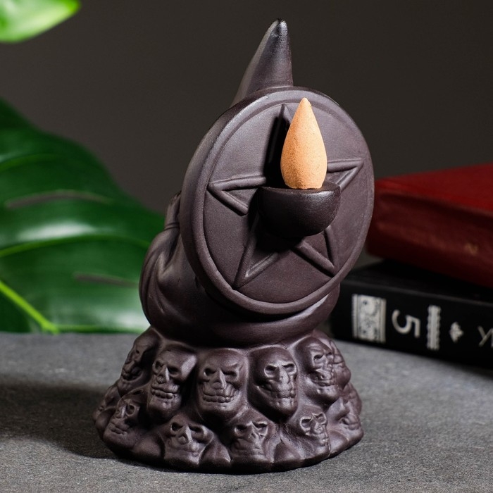 Подставка для благовоний Подставка для благовоний "Черепа" 15х10см