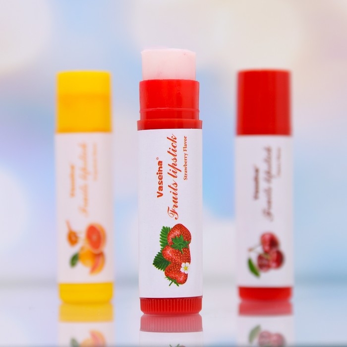 Набор бальзамов для губ: грейпфрут, вишня, мёд