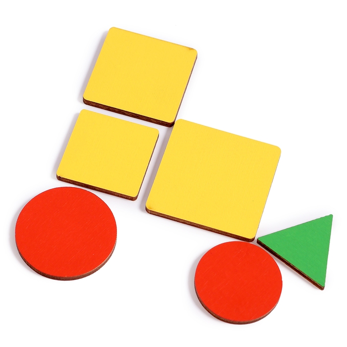 Дидактический материал &laquo;Геометрические фигуры. Больше-меньше&raquo;