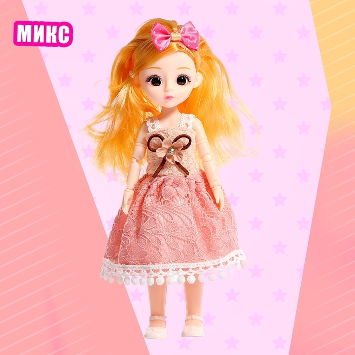 Кукла шарнирная &laquo;Цветочный стиль&raquo;, МИКС