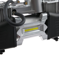 Компрессор автомобильный TORSO, двухпоршневой 12В, подсветка, 85 л/мин, провод 2.5 м Компрессор автомобильный TORSO, двухпоршневой 12В, подсветка, 85 л/мин, провод 2.5 м