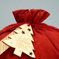 Мешок подарочный &laquo;С Новым Счастьем!&raquo;, 30 х 40 см +/- 1.5 см, Новый год