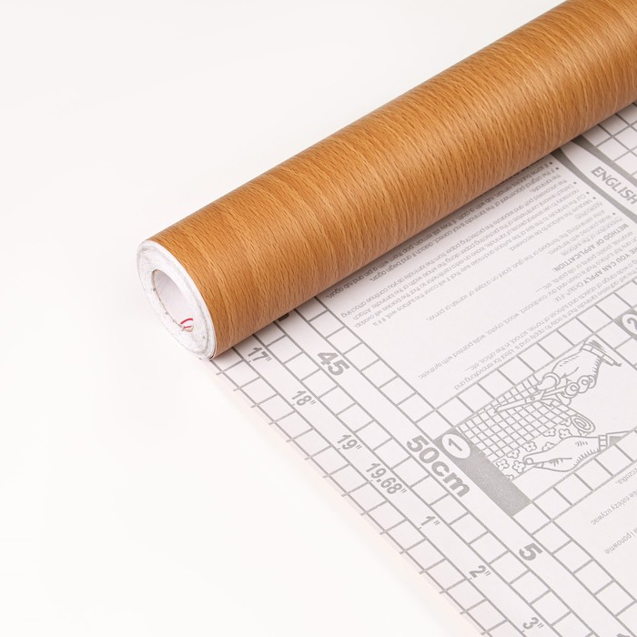 Пленка cамоклеящаяся D&B 9602, Дерево светлое, 0,90х8м