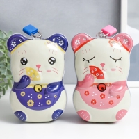 Копилка металл с замочком "Киска в восточном стиле" МИКС 9,5х8х14 см Копилка металл с замочком "Киска в восточном стиле" МИКС 9,5х8х14 см