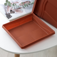 Горшок с поддоном &laquo;Квадро&raquo;, 8,1 л, цвет терракотовый