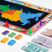 Настольная экономическая игра «MONEY POLYS. Города России», 240 банкнот, 5+ Настольная экономическая игра «MONEY POLYS. Города России», 240 банкнот, 5+