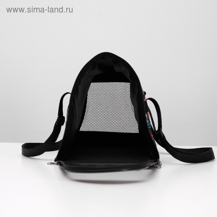 Сумка - переноска для животных, раскладная, нейлон, 39 х 23 х 25 см, микс расцветок