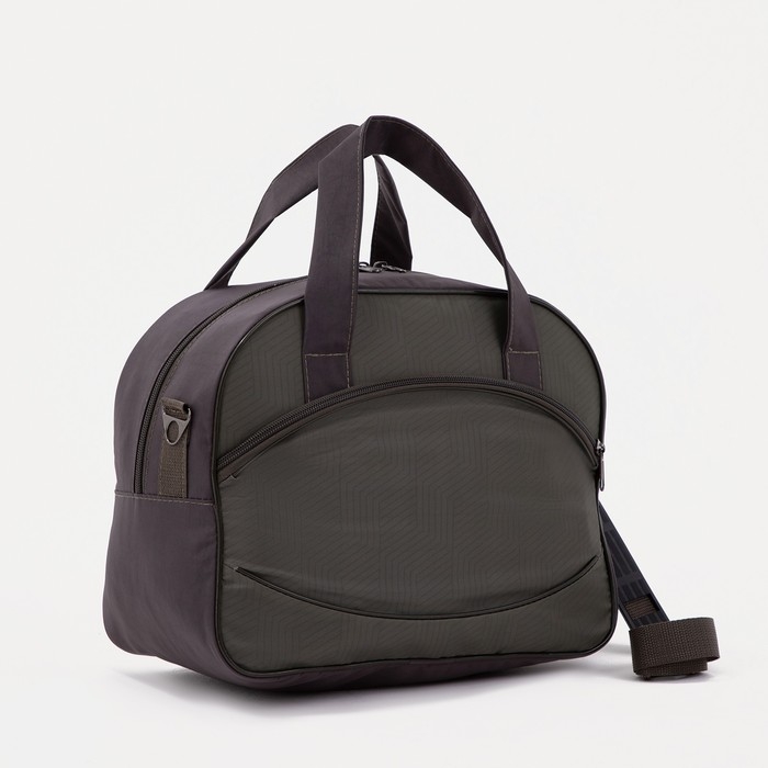 Чемодан малый 20", сумка дорожная на молнии, цвет хаки