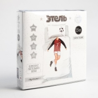 Постельное белье Этель 1,5 сп &laquo;Футболист&raquo; 143х215 см, 150х214 см, 50х70 см -1 шт