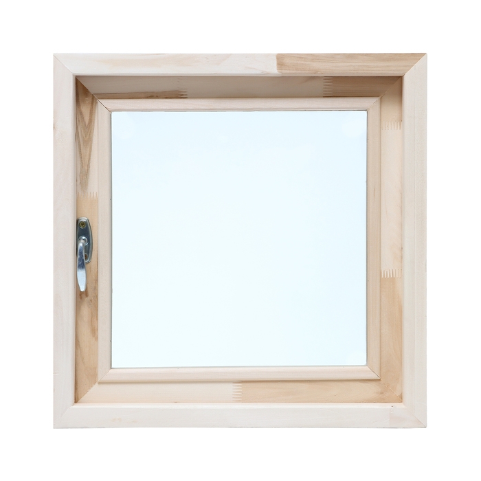 Окно, 50&times;50см, двойное стекло ЛИПА, наружное открывание