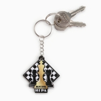 Брелок для ключей деревянный, спорт &laquo;Жизнь игра&raquo;, 4,9 х 5 см