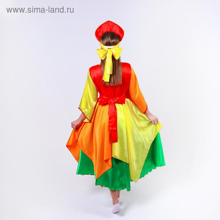 Карнавальный костюм «Осень», платье, кокошник, р. 42-44 Карнавальный костюм «Осень», платье, кокошник, р. 42-44