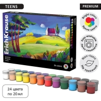 Гуашь 24 цвета х 20 мл, ErichKrause "Art Spirit", в коробке Гуашь 24 цвета х 20 мл, ErichKrause "Art Spirit", в коробке