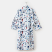 Халат мужской Этель "Капитан" рукав 3/4, размер 46-48, вафля 200г/м2, 100% хлопок Халат мужской Этель "Капитан" рукав 3/4, размер 46-48, вафля 200г/м2, 100% хлопок