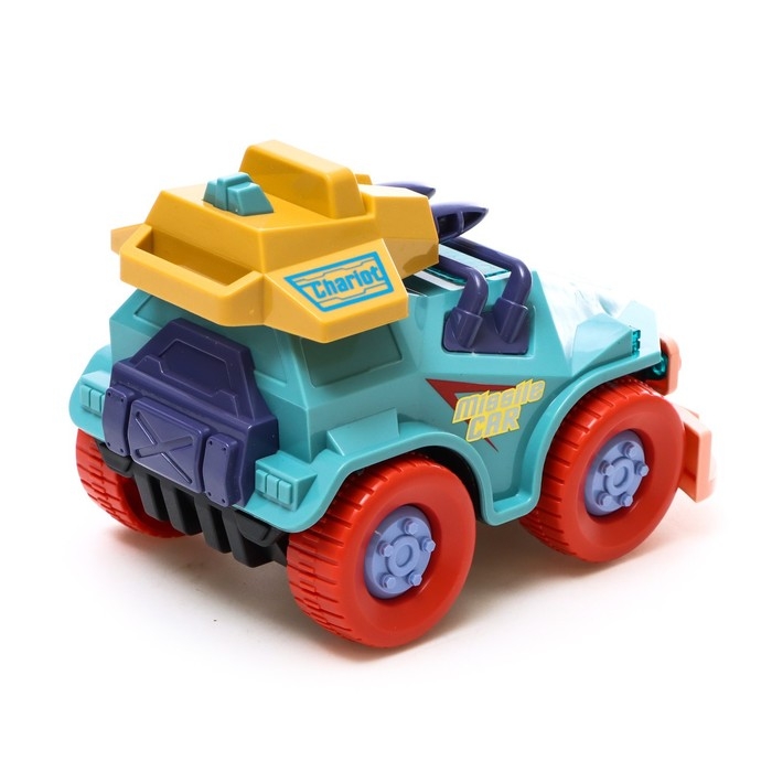 Танк &laquo;Тигр&raquo;, стреляет ракетами, свет и звук, работает от батареек, цвет разноцветный