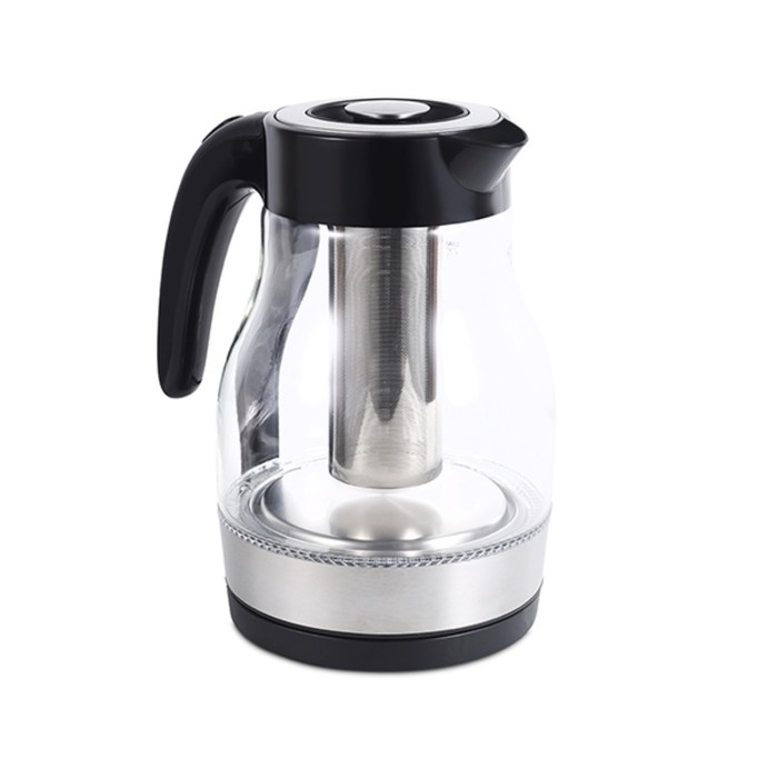 Чайник электрический BQ KT2046G, 1.7 л, 2200 Вт, чёрный