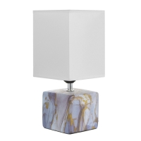 Настольная лампа "Сафари" Е27 40Вт фиолетовый 12,5х12,5х29 см RISALUX