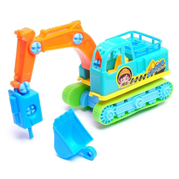 Конструктор винтовой &laquo;Экскаватор с грузовиком&raquo;