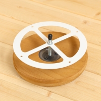 Вентиляционный клапан D=125мм Термодревесина основание металл Вентиляционный клапан D=125мм Термодревесина основание металл