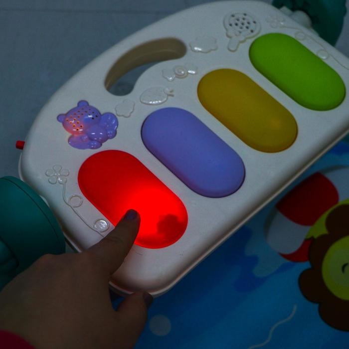 Развивающий музыкальный коврик &laquo;Пляж&raquo;, 73x48 см.