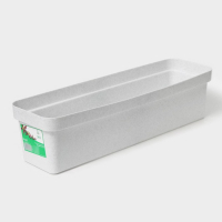 Ящик балконный для цветов &laquo;Эко&raquo;, 12 л, 60 см, цвет светлый гранит