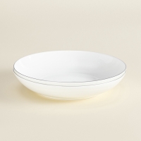 Тарелки глубокие SL Home &laquo;Каскарон&raquo;, 700 мл, d=20 см, набор 2 шт, костяной фарфор, белые