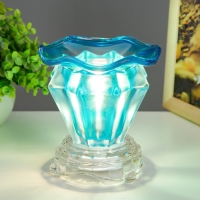 Аромасветильник "Аквамарин" GU9 диммер голубой 11х11х11,5см RISALUX Аромасветильник "Аквамарин" GU9 диммер голубой 11х11х11,5см RISALUX