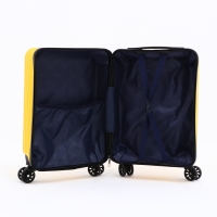 Чемодан детский 30 л (XS) HappyAnt, отдел на молнии, цвет жёлтый