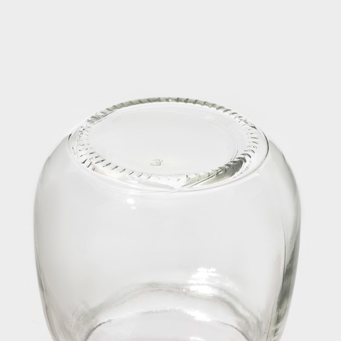 Банка стеклянная для хранения сыпучих продуктов Доляна &laquo;Парфе&raquo;, 200 мл, 7,3&times;7,2 см, с пробковой крышкой