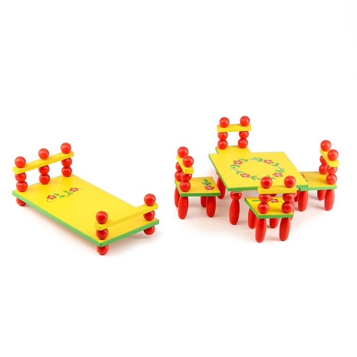 Кукольная мебель «Кухонный гарнитур» Кукольная мебель «Кухонный гарнитур»