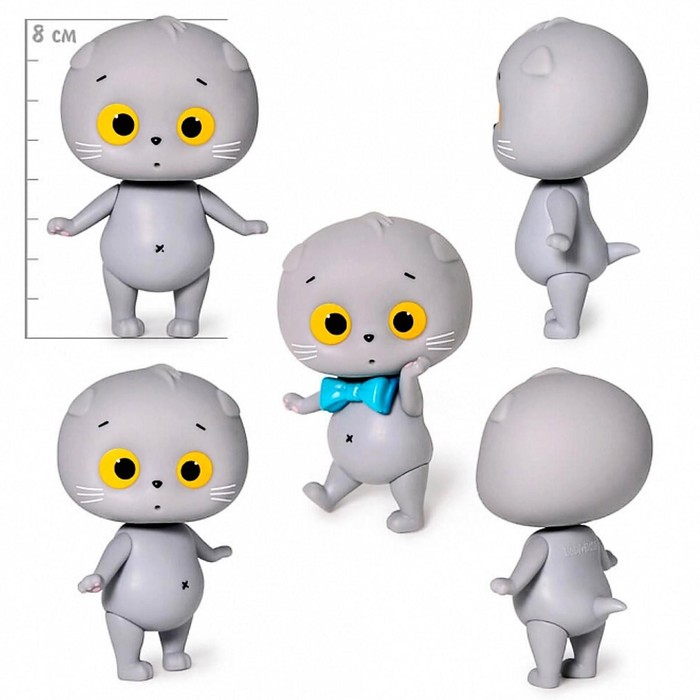 Коллекционная фигурка с одеждой &laquo;Мини Басик. Яркие краски&raquo;, 5 предметов одежды, 8 см