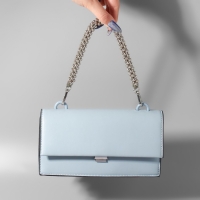 Ручка для сумки, шнур из бусин, 28 см, цвет серебряный