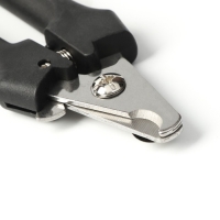 Когтерез боковой большой с прямыми ручками, отверстие 14 мм, чёрный Когтерез боковой большой с прямыми ручками, отверстие 14 мм, чёрный