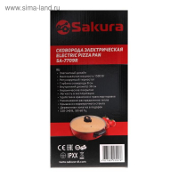 Сковорода электрическая Sakura SA-7709R, 1360 Вт, d=30, глубина 8 см Сковорода электрическая Sakura SA-7709R, 1360 Вт, d=30, глубина 8 см