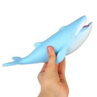 Резиновая игрушка для ванны &laquo;Кит&raquo;, 25 см, с пищалкой, Крошка Я