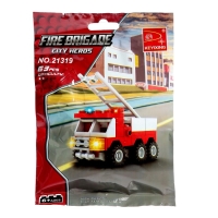 Конструктор «Пожарная машина», 63 детали Конструктор «Пожарная машина», 63 детали